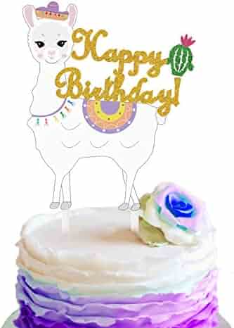 Cake Toppers Palksky Gold Glitter Happy 50th Anniversary Cake