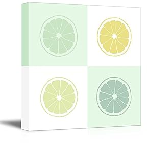 Multi Color Pop Art with Lemon Slice