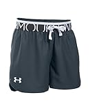 Under Armour Girls' Play Up, Stealth Gray/White, Youth X-Large