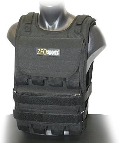 ZFOsports Adjustable Weighted Vest, 60 lb