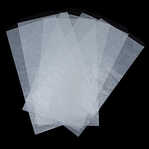 Multi-sizes 31g Thick Baking Cookie Sheets Oil-Proof Paper Macaron Wraps Candy Wrapper Translucent White Book Craft Shoes Hats Grease Proof Wrapper Calendered Papers-1000 Pcs (8.7x4.3 inch)