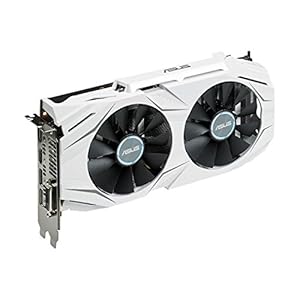 Asus DUAL-GTX1060-3G GeForce grafische kaart, 3 GB wit