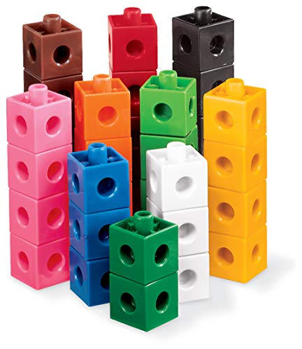 ETA hand2mind Linking Pop Cubes, Educational Counting Math Toy (Set of 500)