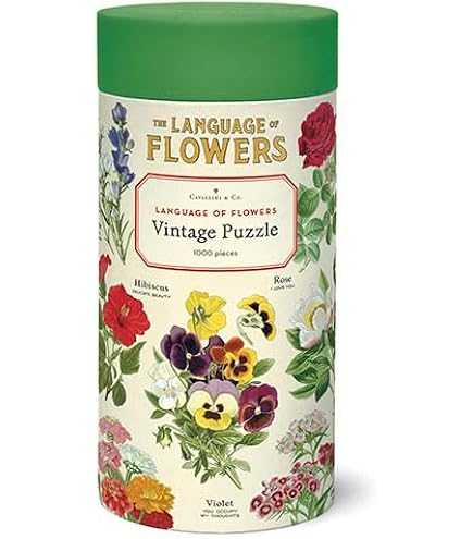 カヴァリーニ　ジグソーパズル　植物 CAVALLINI（カヴァリーニ） ビンテージパズル 1000ピース