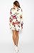 CHARLES RICHARDS Women Floral Print Deep V-Neck Romper Playsuit Jumpsuit