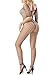 FaiCat Women Bodystocking Fishnet Bodysuit Crotchless Lingerie One Size Black Slim