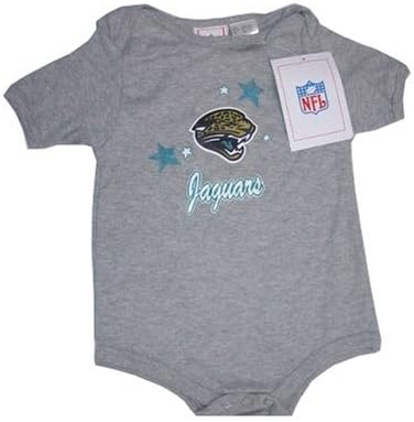 Jacksonville Jaguars NFL Reebok Baby/Infant Gray Creeper/Onesie