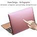 Rose Gold Rubberized Case with Keyboard Cover Compatible MacBook Air 11 (A1465,A1370),IC ICLOVER Ultra Slim Light Weight Matte Hard Plastic Protective Case Cover & Keyboard Cover Shock