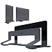 Macally Vertical Laptop Stand for Desk Space - Adjustable Vertical Stand Cradle - Laptop Holder - Apple MacBook Pro Air/Asus Chromebook Flip Samsung Notebook 9 Lenovo ThinkPad Dell XPS Acer Switch primary