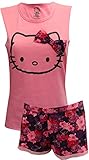 Hello Kitty Pretty Petals Shortie Pajamas for women (X-Large)