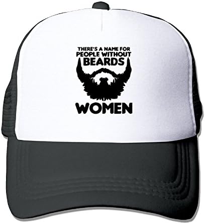 Unisex There Is A Name For People Without A Beard Adjustable Snapback Hats Mesh Cap