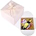 Chilly Gift Boxes, Set of 12 Decorative Treats Boxes, Cake, Cookies, Goodies, Handmade Baby Bath Bombs Shower, Small Gift Boxes for Christmas, Birthdays, Party, Weddings (Pink)