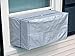 Dependable Industries Vinyl Outside Window Unit AC Air Conditioner Cover with Straps Keep Dirt and Dust Out in the Off Season (Silver - 21.5