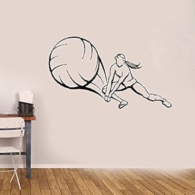 pegatinas de pared navidad Deporte Vóley Playa Pelota Chica ...