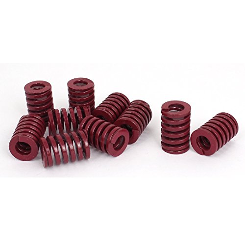 20mm OD 30mm Long Medium Load Compression Mold Die Spring Red 10pcs