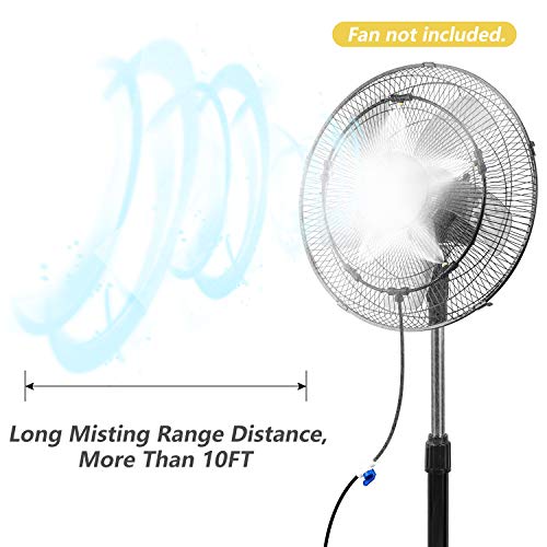 Patio Fan Misting Cooling Ring 10M Cool Misting Kit DIY Fan Mister