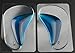 Plantar Fasciitis Inserts and Heel & Arch Support Wraps 4 Piece Kit For Instant Foot Pain Relief - Shoe Insoles For Metatarsal Pain