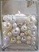 150 Floating Ivory/Off White Pearls - Large Sizes - With Must Have Tranparent Water Gels KIT for The Best Floating Effect - Fills 2 GL of Gels for Your Vases- And 6 Warm White Submersible Fairy Lights