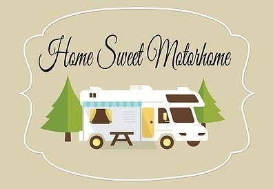 Unique Textile Printing “Home Sweet Motorhome” RV Camper Welcome Carpet Door Mat 18”x26”