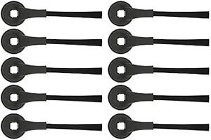 10-Pack Side Brush Replacement for Shark for IQ Series Robot Vacuum Cleaners – Compatible with RV1001AE, AV2501S, RV2502AE, A