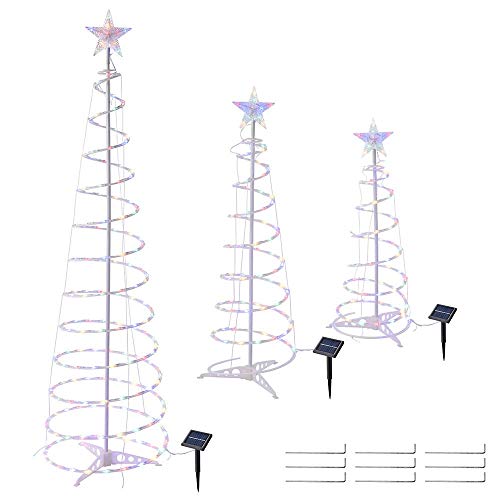 Spiral Christmas Tree Outdoor Lighted Christmas Tree Christmas