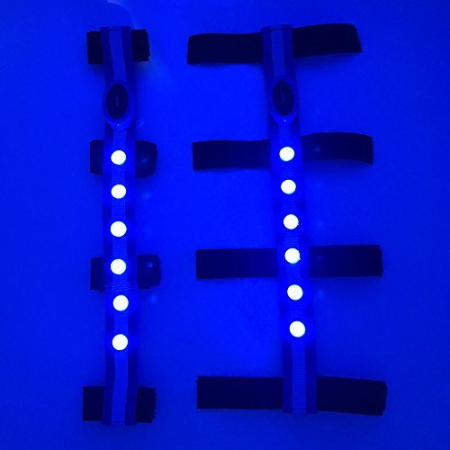 MOYLOR Illuminate LED Protective Gear Head Collar for Horse Browband Horse Bridle Safety Light Horses Equipment - Horsing Accessory (1pcs of Blue)