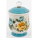 The Pioneer Woman Pioneer Rose Shadow Canister w/Acrylic Knob