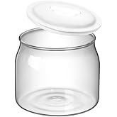 Bear Glass Jar With Lid 1QT for Yogurt Maker Machine/C10T1 Replacement