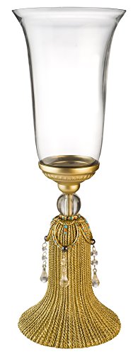 Auric Twists Decorative Vase With Glass