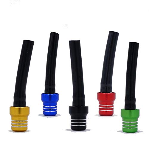 Yokepo Billet Gas Fuel Cap Air Vent Hose Tube Breather For Motorcycle Motocross Pit Dirt Bike (Black)