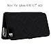 for iPhone 6S Case,Hidden Back Mirror Wallet Case with Stand Feature and Card Holder for Apple iPhone 6 4.7 inch (Black)