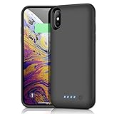 Battery Case for iPhone X/Xs/10 6500mAh, iPosible Portable Charging Case Rechargeable Extended Battery Pack for iPhone X/Xs(5.8 inch) Protective Backup Cover Charger Case Power Bank (Black)