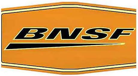 Microscale Industries Microscale 10" Die-Cut Metal Sign, BNSF/Wedge MSI10040,orange