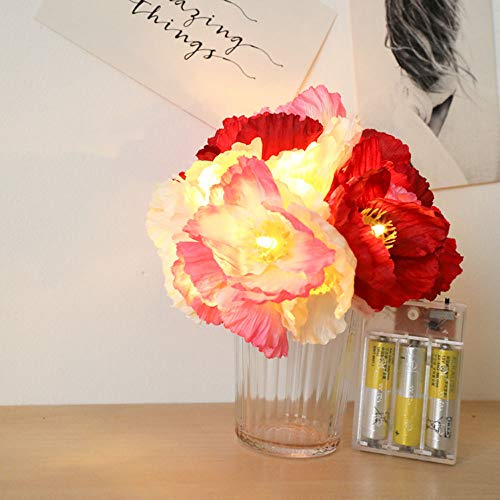 LED Light,coersd Led Flower Light Small Silk Flower Christmas Room Decoration String Light