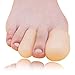Dr. Foot's Gel Toe Caps Prevents Callus Relieve Pain from Corns, Blisters, Hammer Toes Bunion Pain Relief - 4 Pairs (Beige)