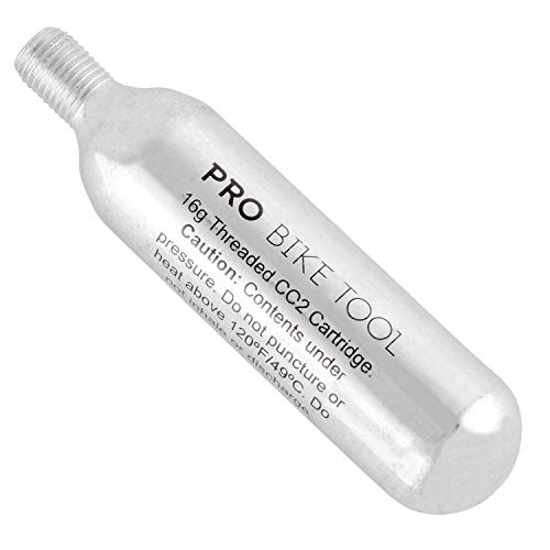 16g Threaded CO2 Cartridges for All CO2 Bike Tire Inflators with