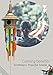 Nalulu House Bamboo Wind Chimes - Outside Outdoor Wooden Windchimes with Birdhouse, Handcrafted with Calming Deep Tones, Perfect Home Decor or Gift for Him and Her