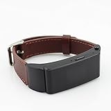 Huawei Talkband B2 Milanese Stainless Steel Replacement Watch Band Strap Geniune Leather Band Wrist For Huawei B2 Talkband (B2 Leather Brown)