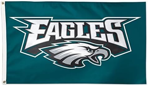 New Philadelphia Eagles Flag, Exclusive NFL Merchandise for Indoor/ Outdoor Use, 100% Polyester, 3 x 5 Ft