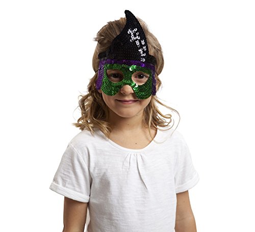 Viving Costumes 203590 Witch Sequin Mask