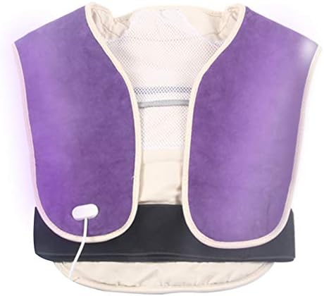 QAZXC Electric Heating Pad Neck Shoulder And Back Heating Wrap Back Pain Sorness Stress Relief Fast-Heating 2 Temperature Settings Auto Shut Off Purple