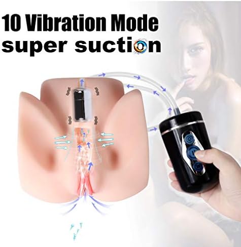 Ṗ`ôc&kët Ṗ`û&ssÿ with 10 Ṽ'ǐb&rätǐńg Modes Ultra-Flexible Blow Job Electric Automatic Ṙ`ěä&listǐc Ṽ'ǐbrätôr for Male Men