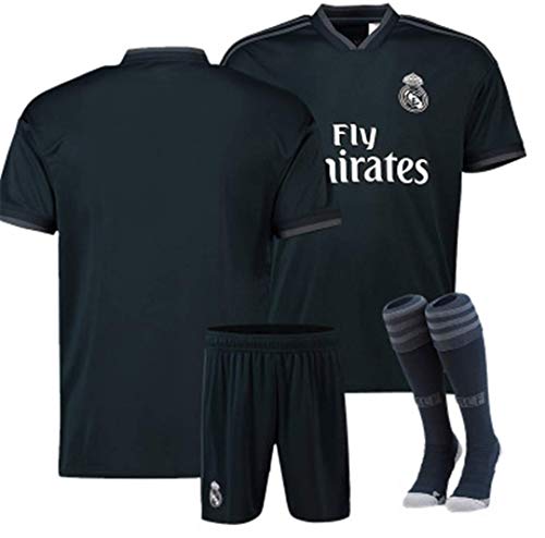 LISIMKE Soccer Team 2018/19 Real Madrid Away Soccer Mens Replica Jersey:Jersey&Shorts Kid Youth Replica Jersey Kit
