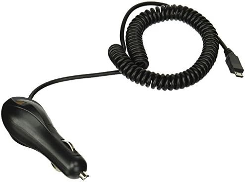 Luxmo Universal Micro USB Car Charger with Polybag Packaging - Non - Retail Packaging - Black