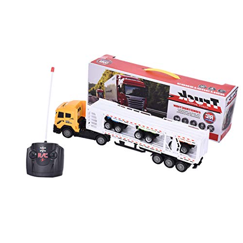 Livoty Double-Layer Car Carrier Truck Tractor & Loading with Three Taxis Set Remotely Controlled - Shipping from USA