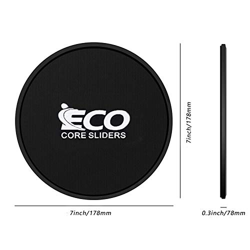 iECO-Resistance-Loop-Exercise-Bands-Gliders-Exercise-Discs-Core-Sliders-Fitness-Crossfit-Stretching-Strength-Training-Physical-Therapy-wInstruction-Guide-Carry-Bag