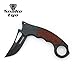 Snake Eye Tactical Heavy Duty Assisted Open Folding Karambit Pocket Knife Outdoors Hunting Camping Fishing (Black)