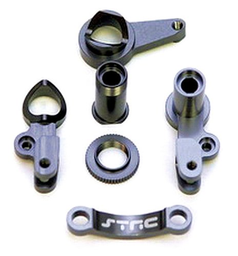 S & T RACING INC ST Racing HD Aluminum Steering Bellcrank set for the Slash 4x4