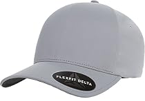 Flexfit Delta 180 Premium Baseball Cap Large/X-Large Silver