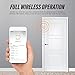 Fox&Summit FS-WDS100 Door and Window Sensor, WiFi Enabled Battery Operated Smart Sensor, Security Door Sensor, No Hub Required (1 PK, Door and Window Sensor)